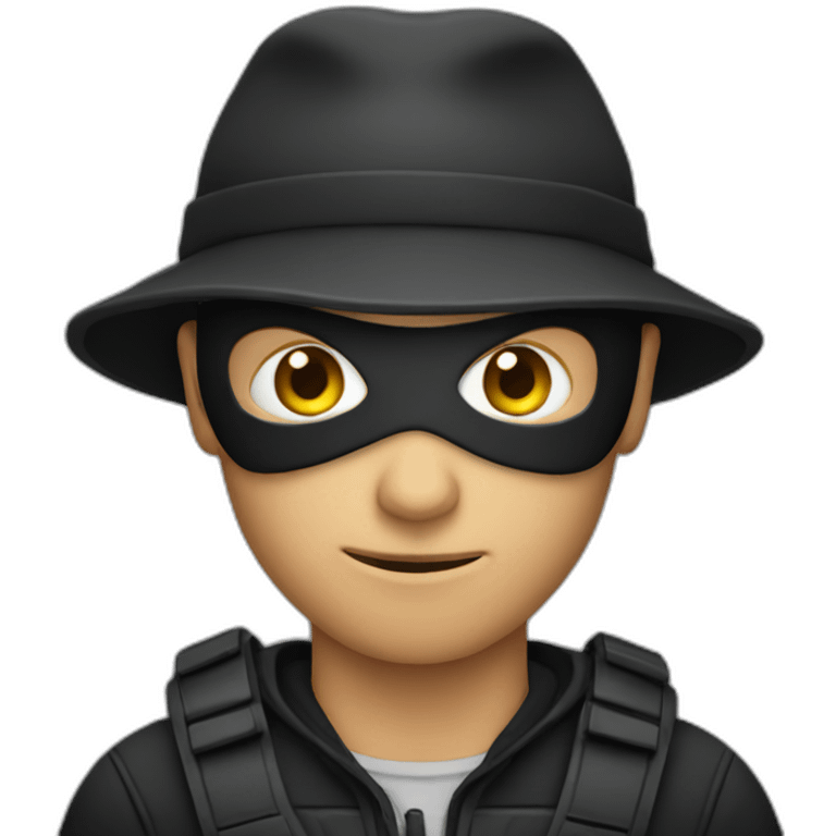 Burglar emoji