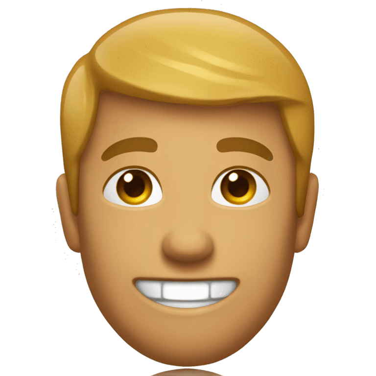 Emoji souriant mais pleurant de l’intérieur  emoji