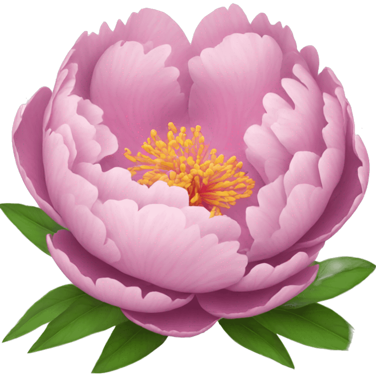 Peony flowers emoji