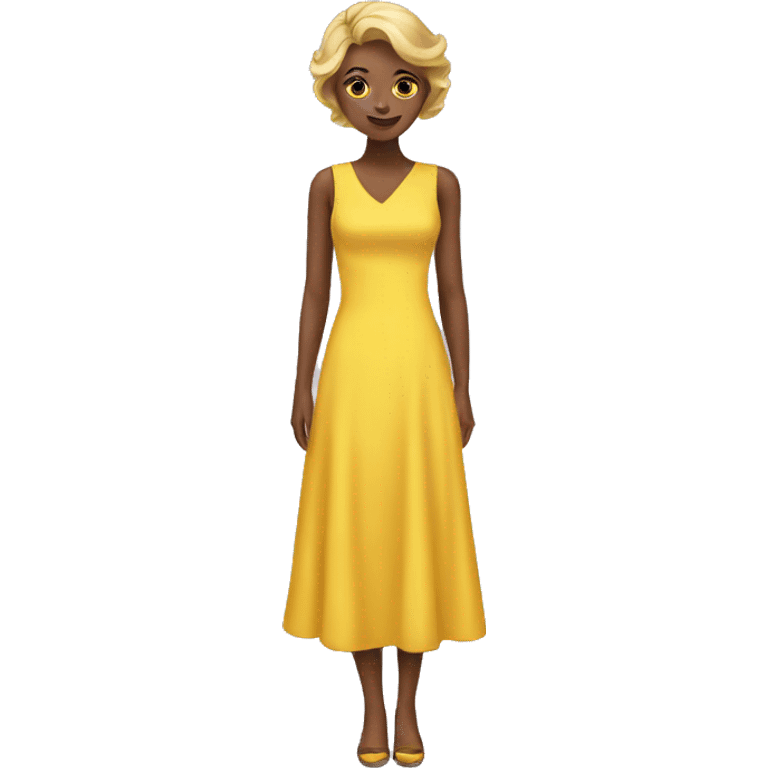 yellow dress emoji