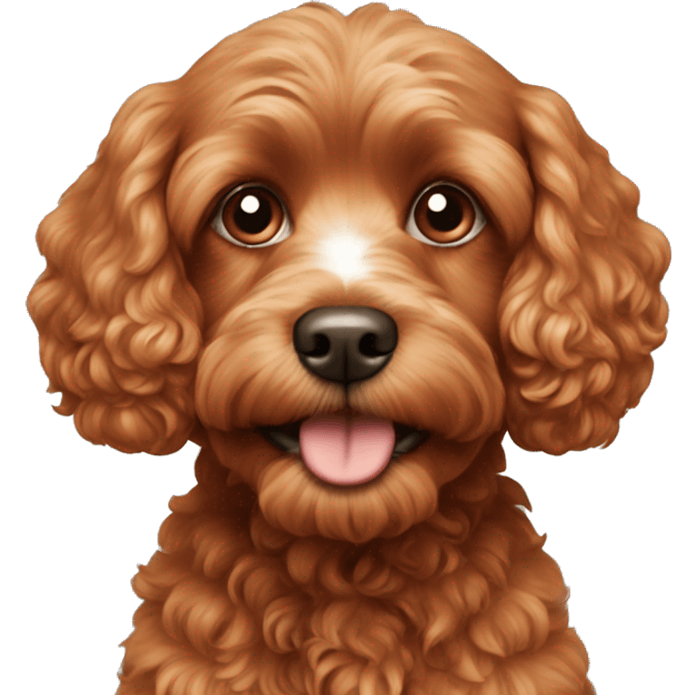 Red cavapoo emoji