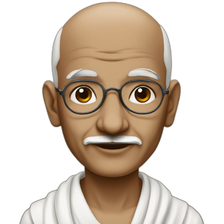 Gandhi  emoji