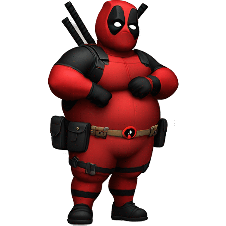 Fat Deadpool  emoji