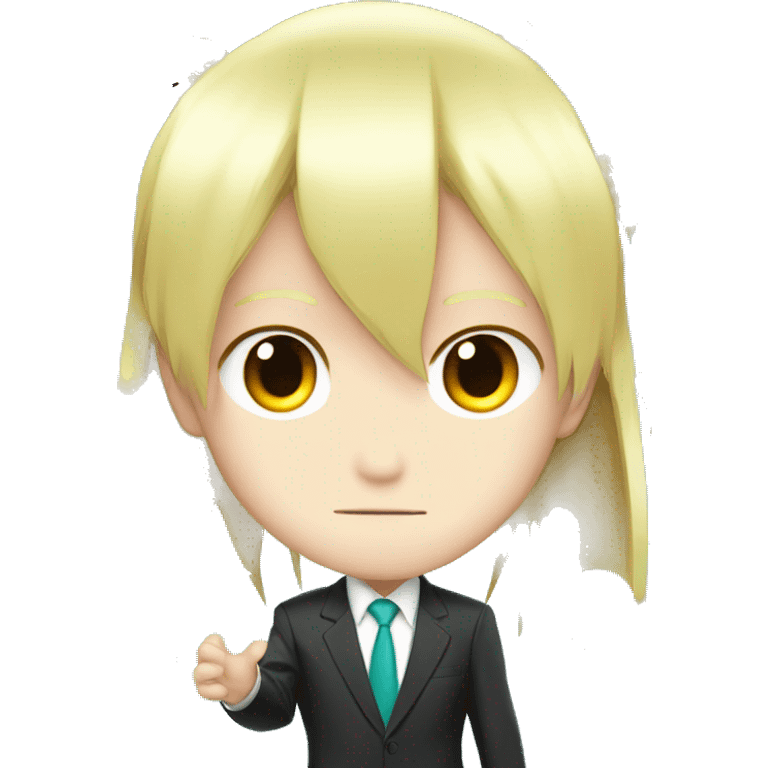 Donald Trump with Hatsune Miku’s hair  emoji