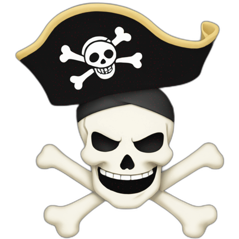 Drapeau pirate ASL one piece emoji