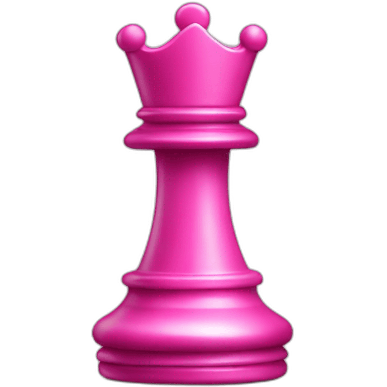 Pink chess piece emoji