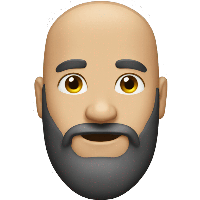 bald beard  emoji