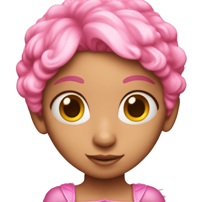 Pink fairy emoji