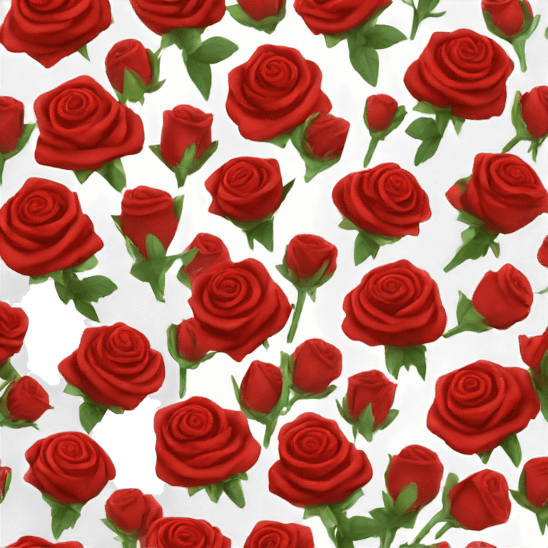 Red roses bouquet emoji