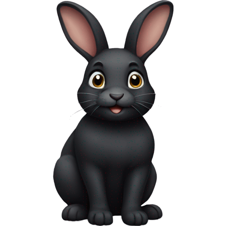 black Bunny  emoji