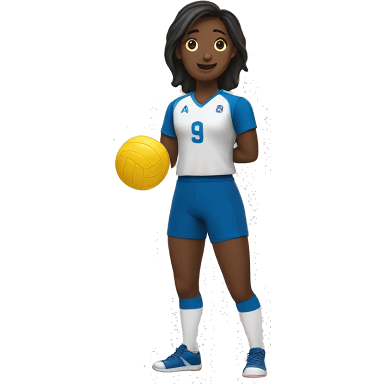 Volleyball player serving  emoji