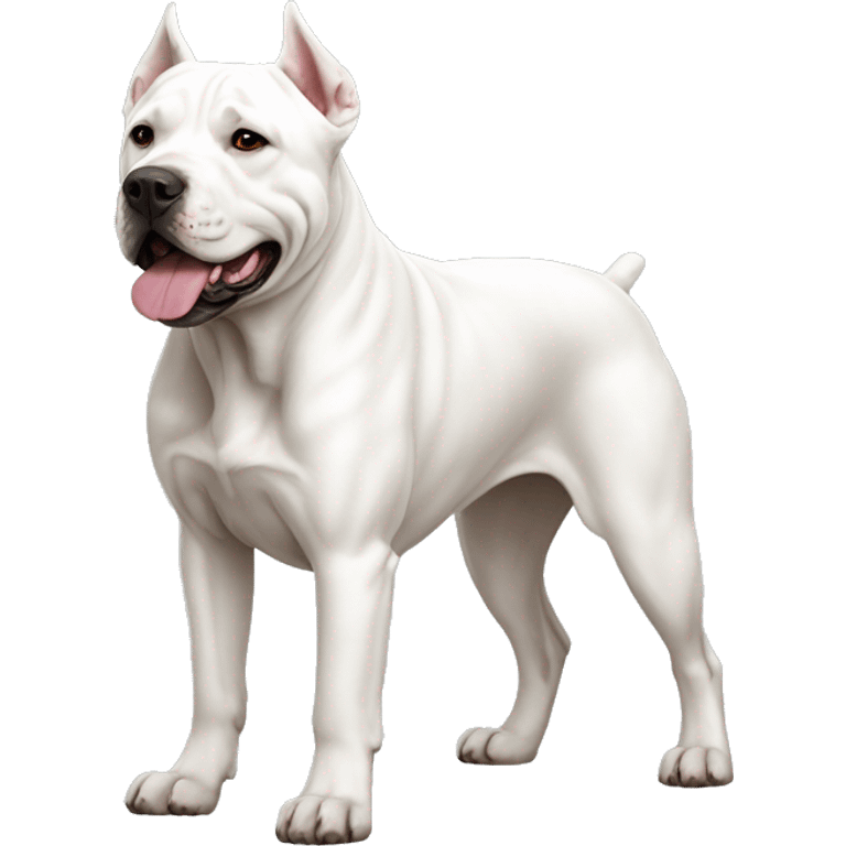 Dogo Argentino Dog Breed Full Body emoji