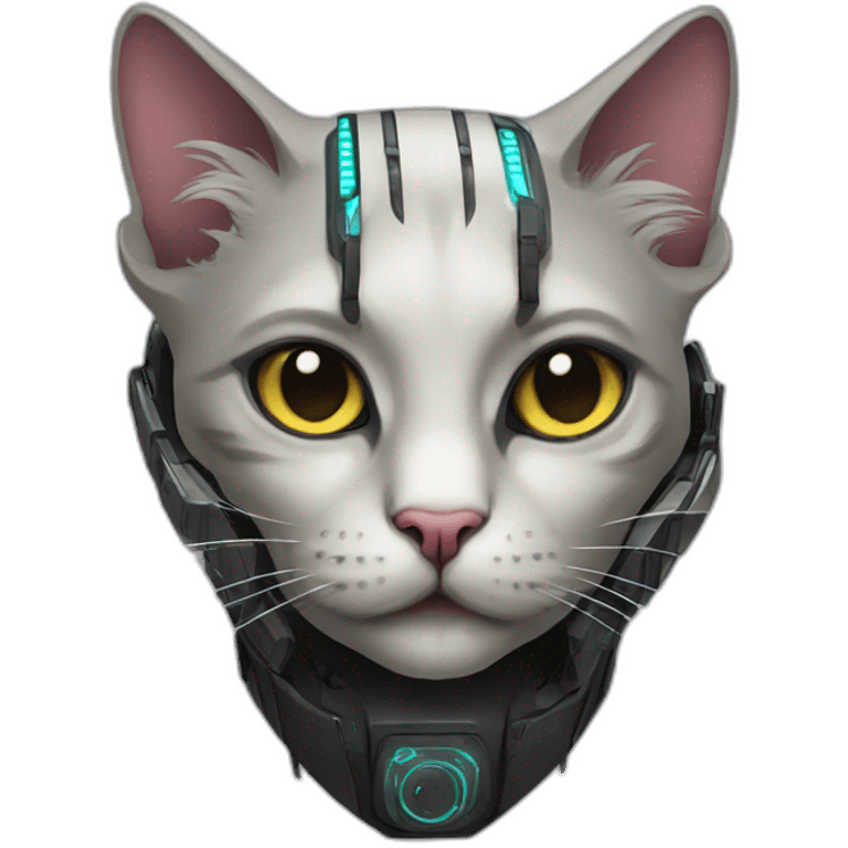 cyberpunk cat emoji