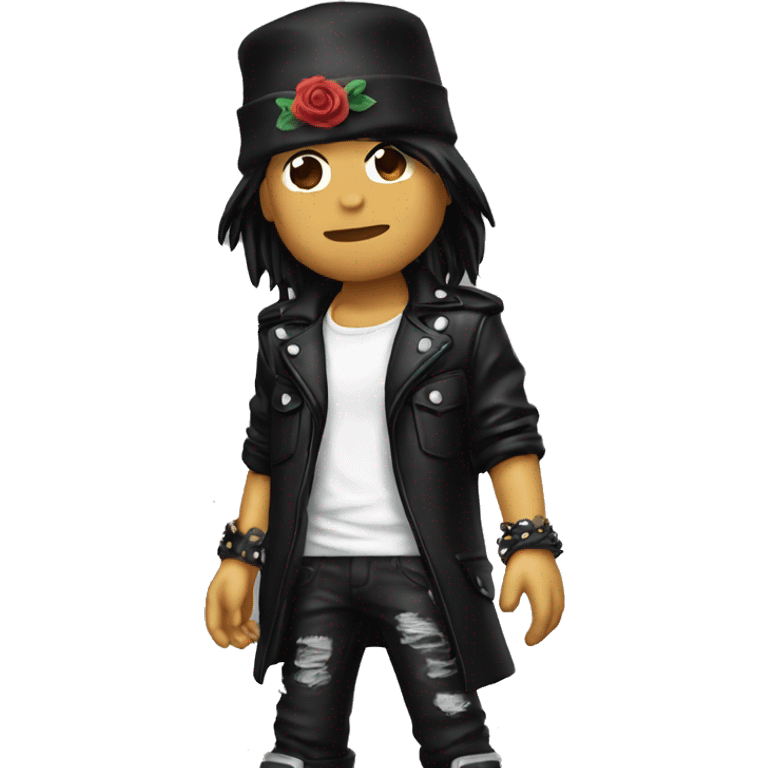 Axel rose black emoji