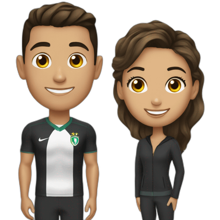 Cristiano ronaldo with kafiya emoji