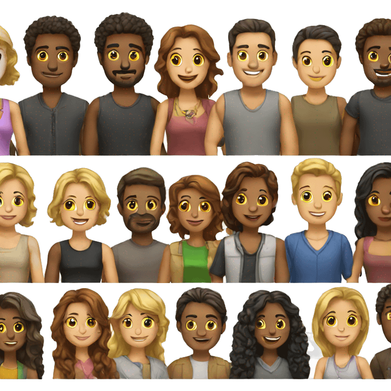 10 peoples emoji