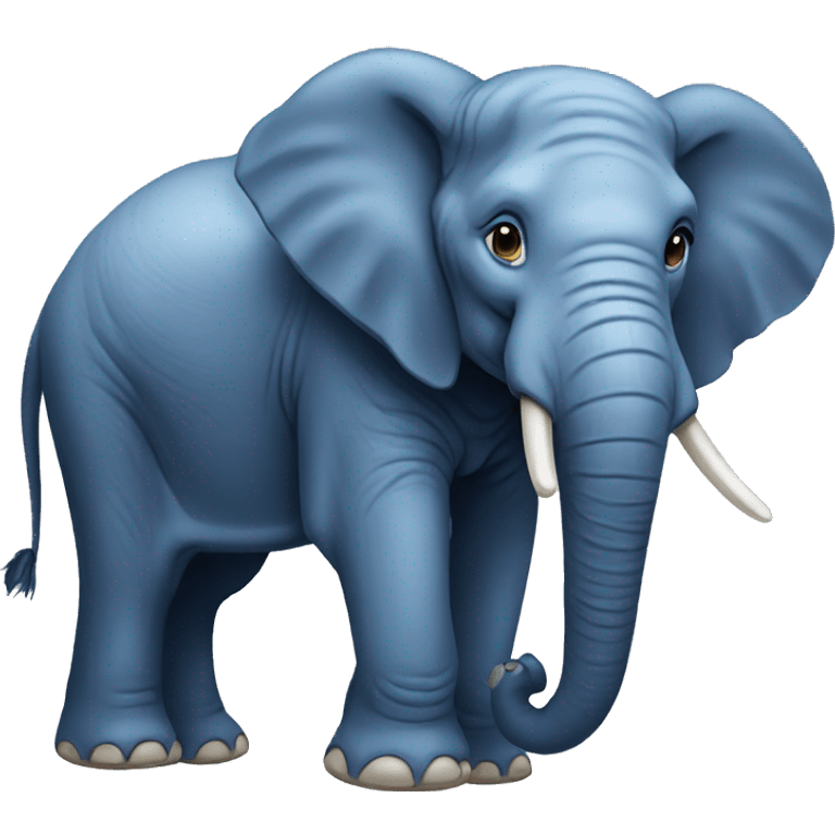 African blue Elephant emoji