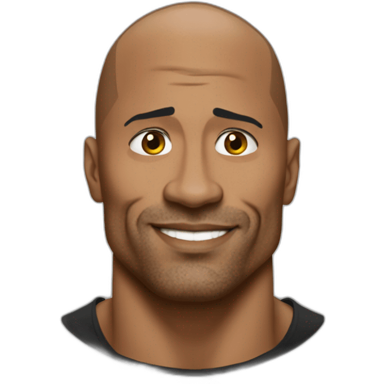 dwayne the rock sus emoji