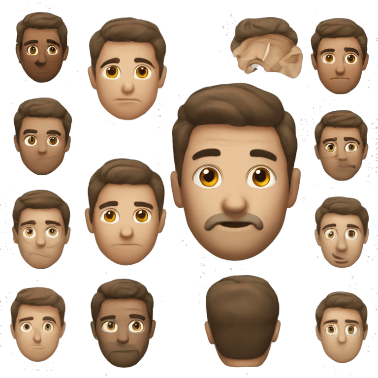 коричневый пудель с бантиком emoji