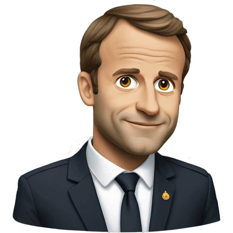 Macron Emmanuel Macron emoji