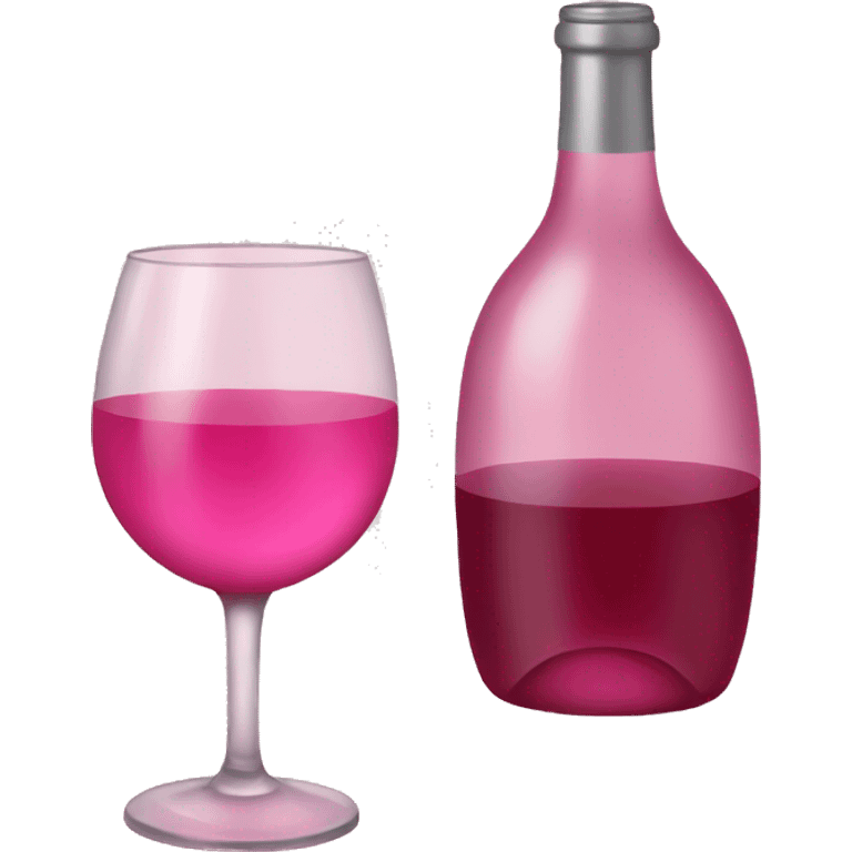 pink wine emoji