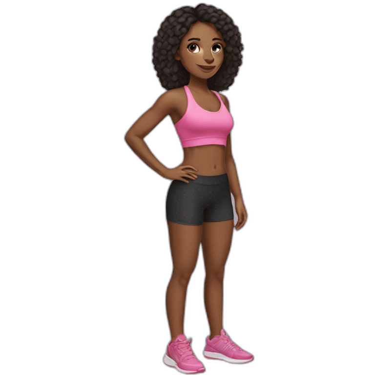 Fit girl emoji