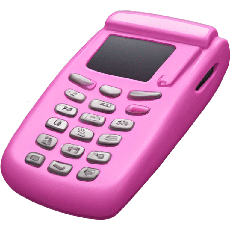 Pink flip phone y2k  emoji