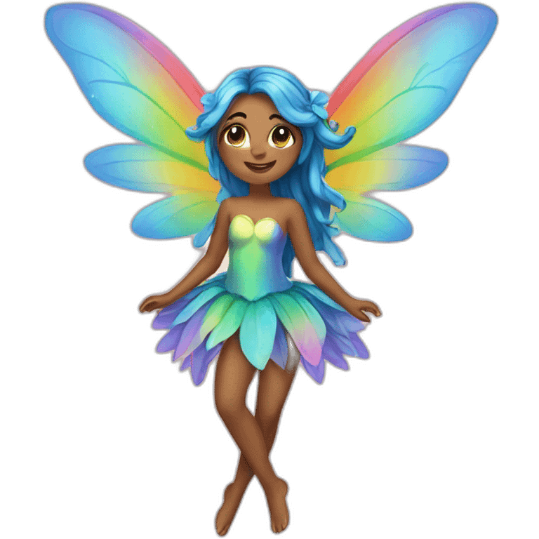 rainbow fairy emoji