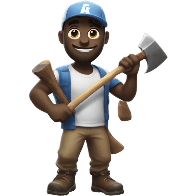 Diddy with Fortnite pick axe  emoji