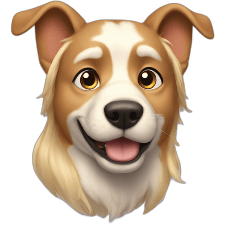 dog raiponce  emoji