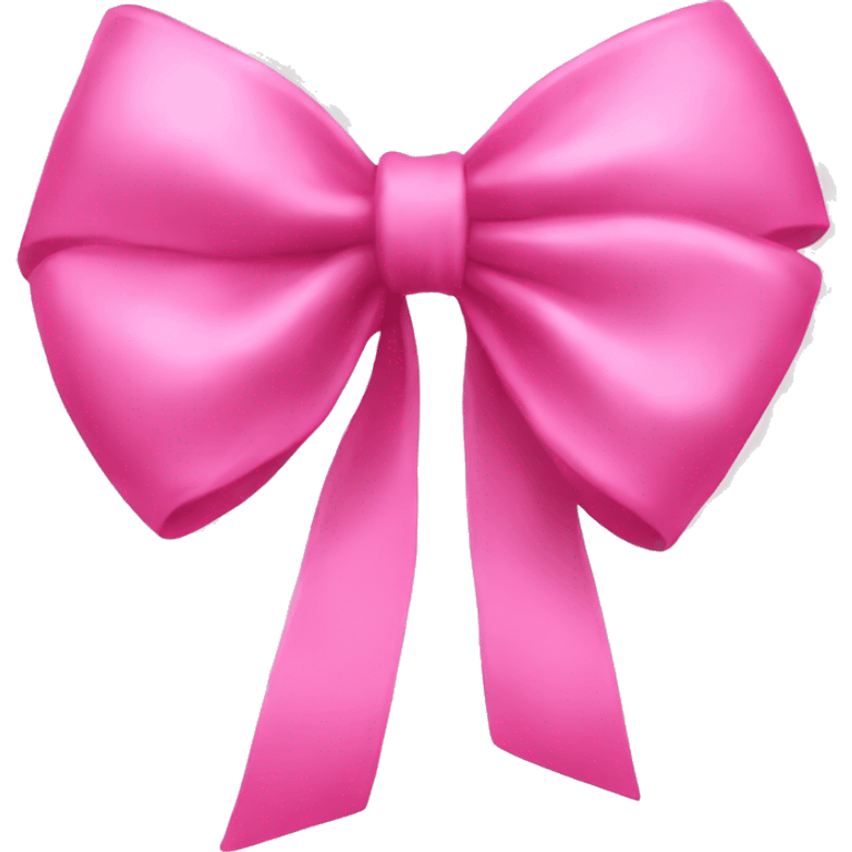 Asthetic Pink bow  emoji