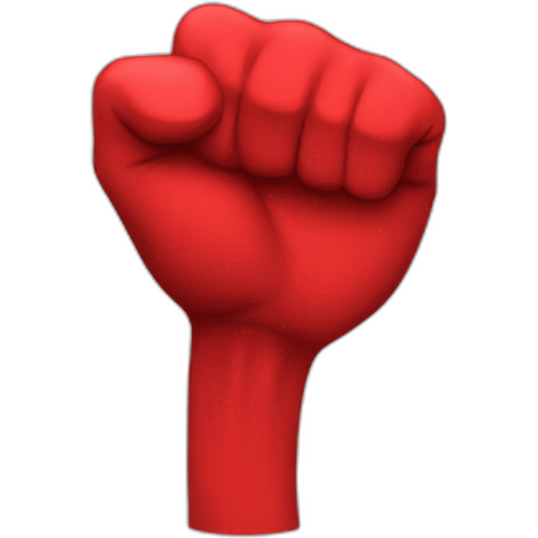 fist emoji red emoji