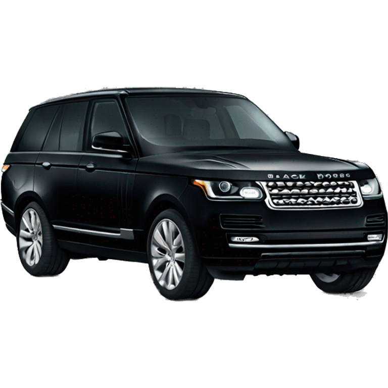 Black Range Rover emoji