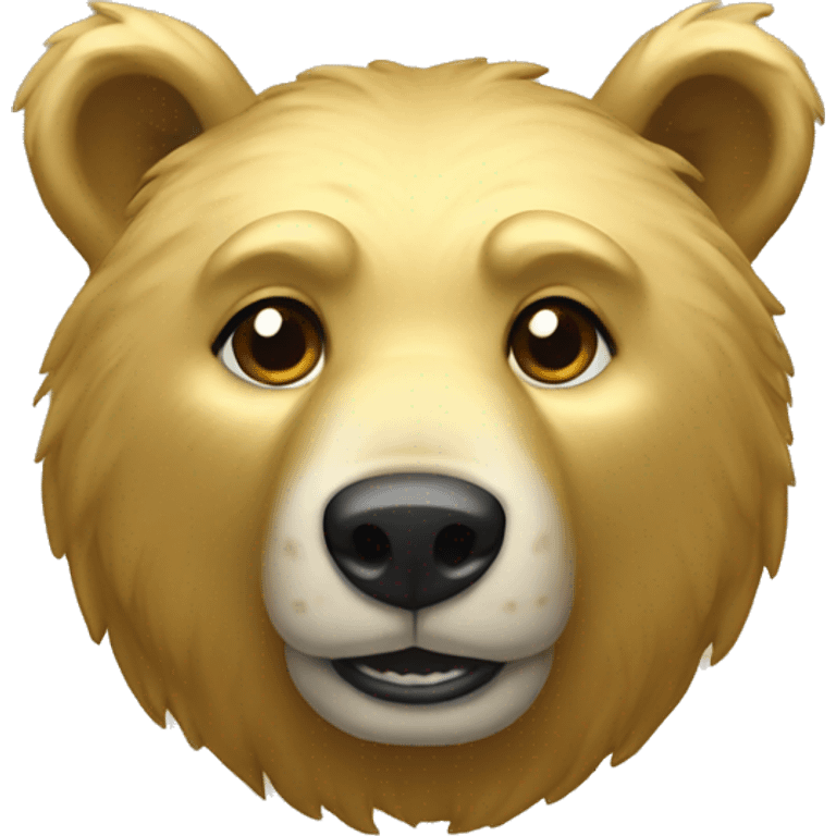 Golden bear emoji