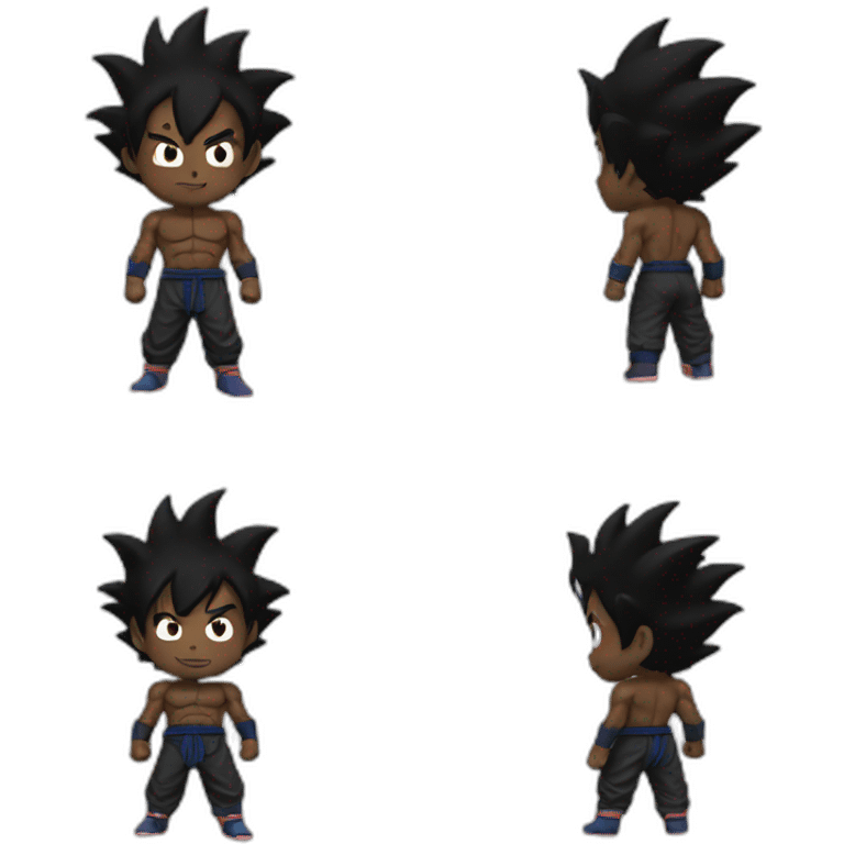 Black Goku emoji