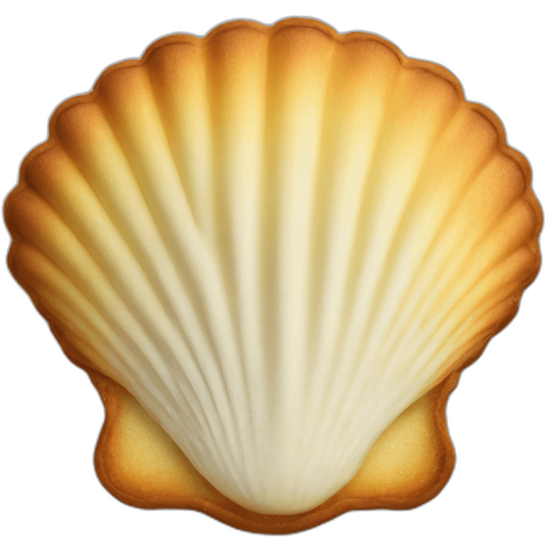 shell-shaped madeleine cake emoji