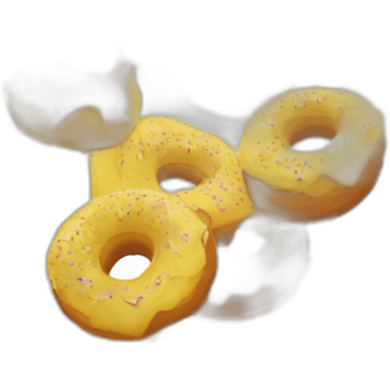 Banane dans un donuts emoji