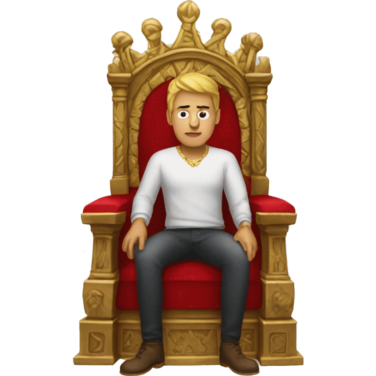 Person on the throne emoji