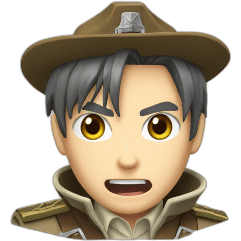 attack on titan-bataillon d'exploration emoji