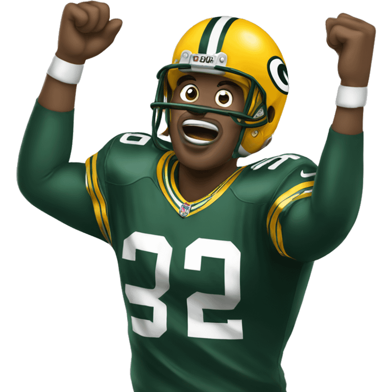 Packers beating eagles emoji