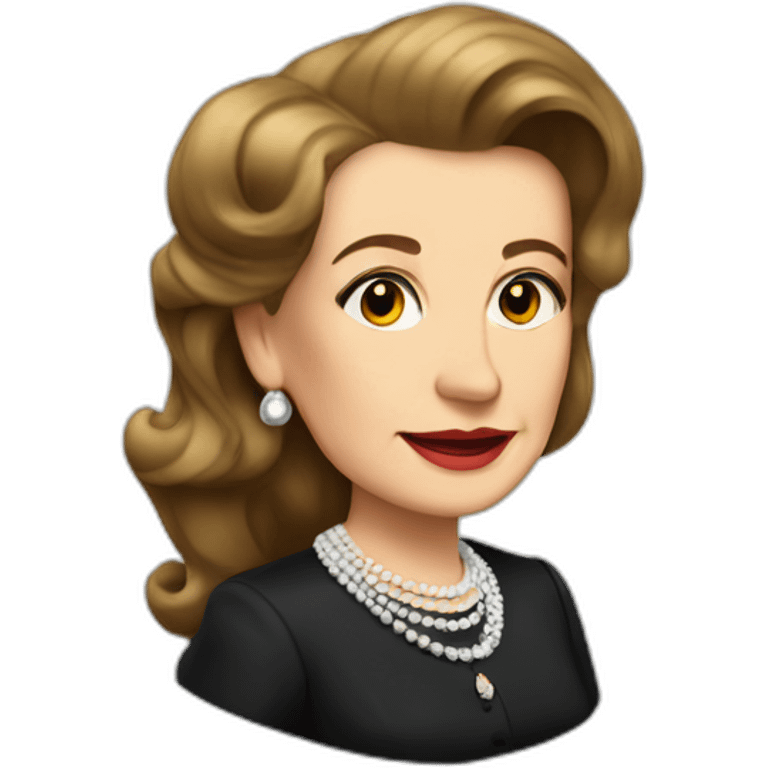 Estela Martinez de Peron as argentinian president emoji