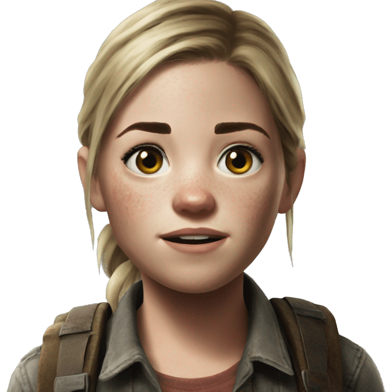 Ellie from the last of us  emoji