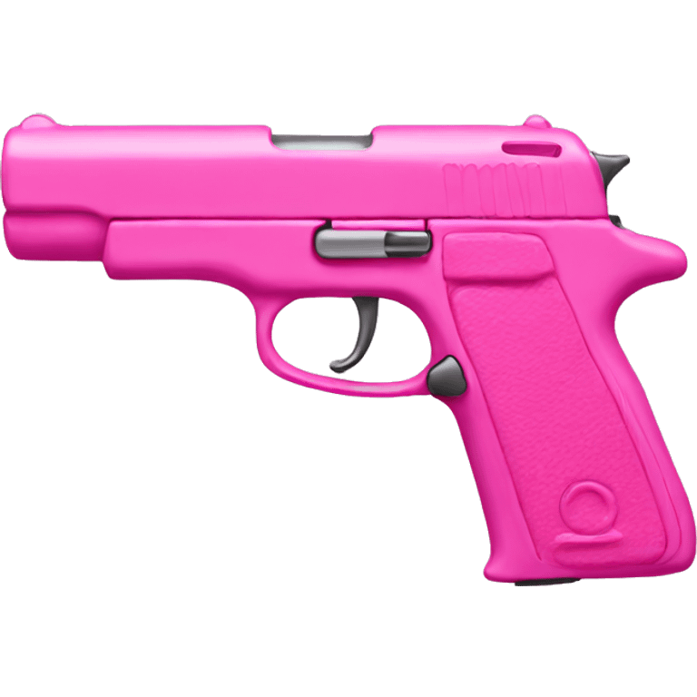 Pink gun emoji