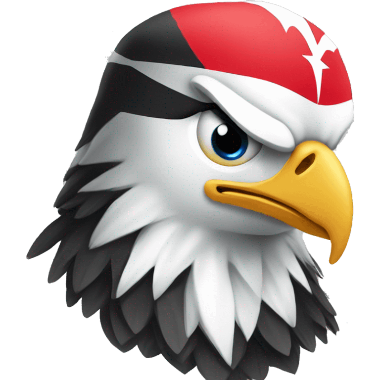 beşiktaş and eagle and logo emoji