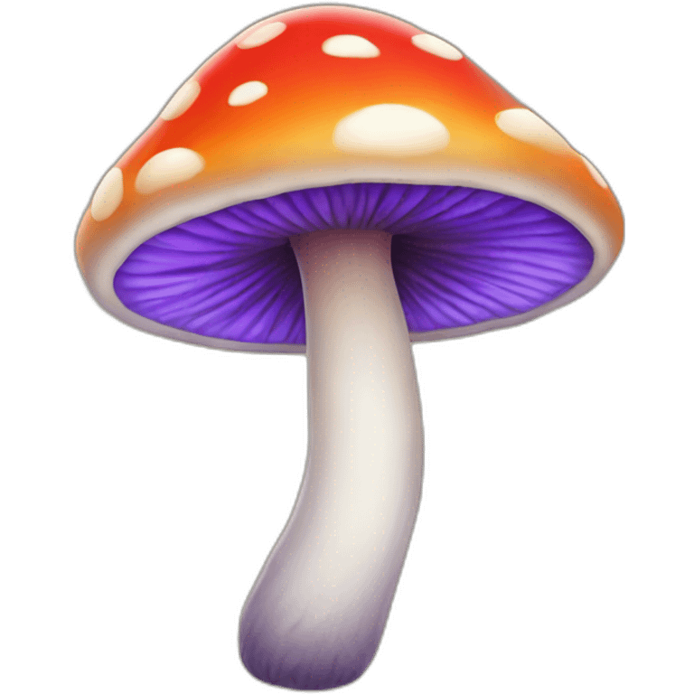 vibrant mushroom emoji