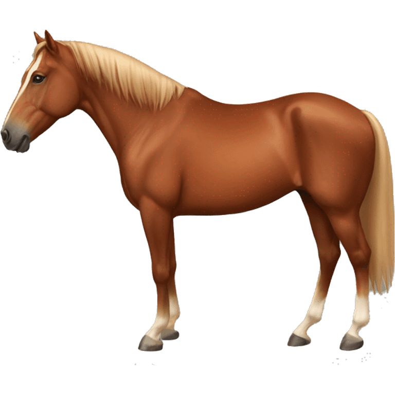 Chestnut horse emoji