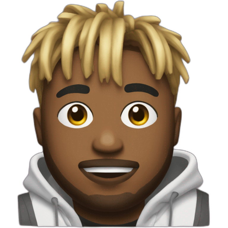 Juice wrld mixed with Dj Khalid emoji