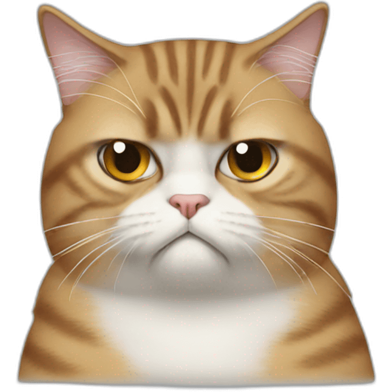 Trump-cat-grumpy emoji