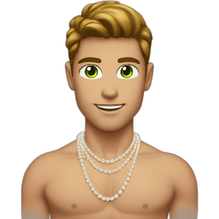 Posh-muscle-boy-with-pearl-necklace-and-green-eyes-and-brown-hair emoji