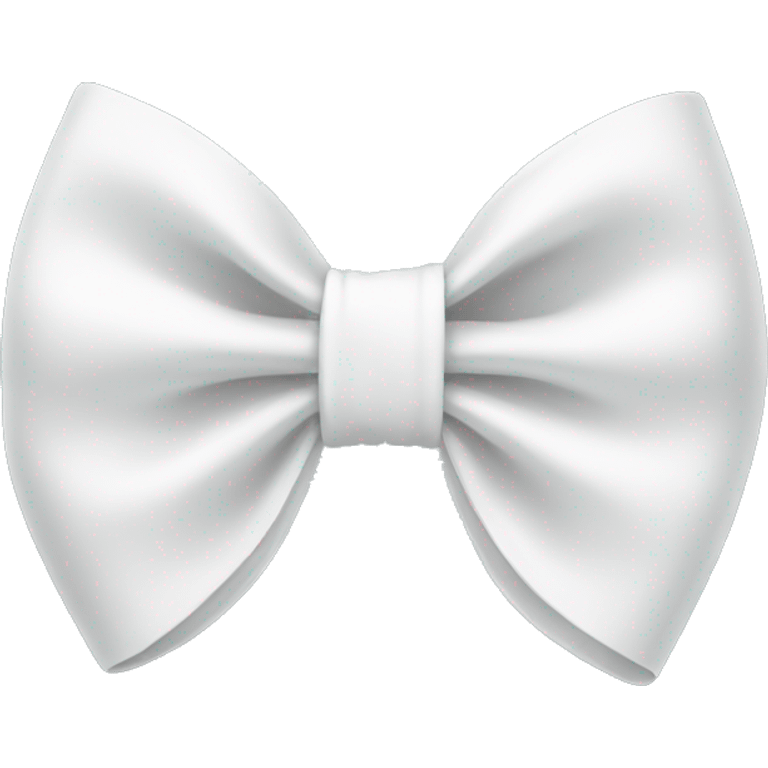 White bow emoji